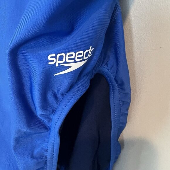 Speedo Pro LT Super Back Swimsuit One Piece Team Blue Speedo Size 10 / 36 NWT - Picture 7 of 15